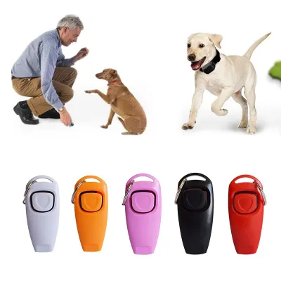 Pet ring + whistle training dog whistle pet training ring two-in-one ring naked machine