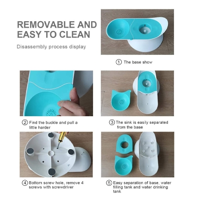 Snails Bubble Automatic Water Dispenser Pet Drinking Fountain