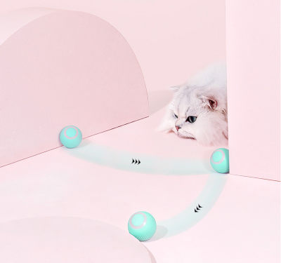 Cat Gravity Intelligent Rolling Ball Tease Toy - Pet Automatic Rotating Ball