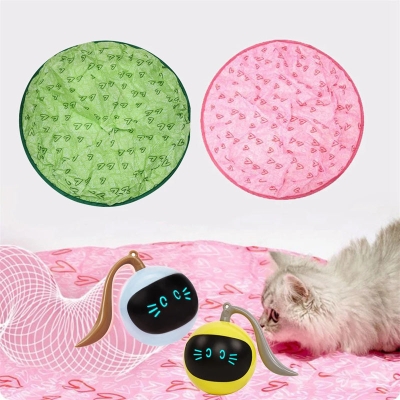 Automatic Funny Cat Toys Electric Motion Undercover Moving Bouncing Rolling Ball Interactive