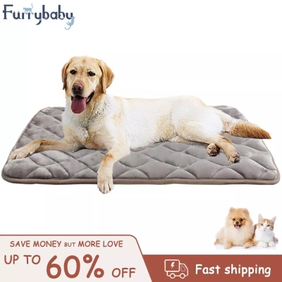 Furrybaby Dog Bed Mat Soft Crate Mat with Anti-Slip Bottom Machine Washable Pet Mattress for Dog