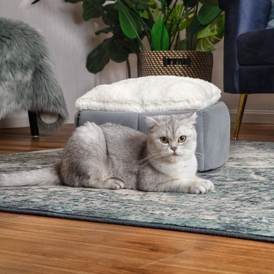 Velvet Pet Nest for Winter - Cozy and Closed Shelter for Cats and Dogs
