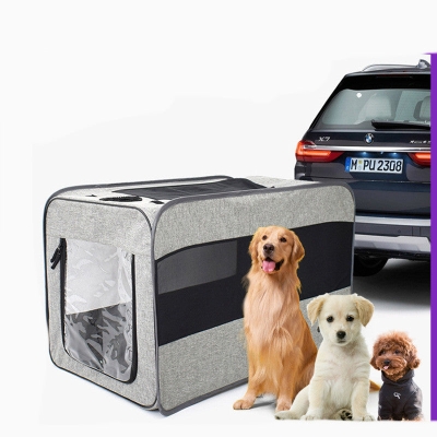 Pet Travel Carrier Portable Bag With Locking Safety Zippers