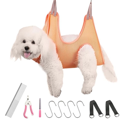 Pet Cat Grooming Hammock Helper Pet Cat Dog Repairing Nails In Beauty Hammock