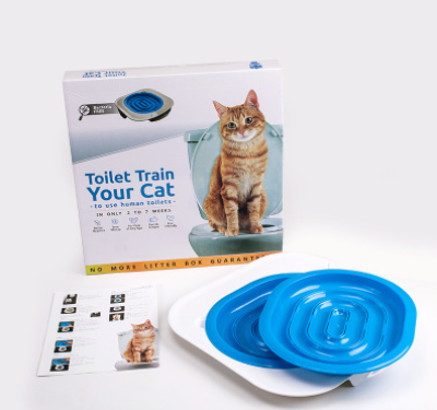 Pet Toilet Trainer with Toilet Seat Lighting: Train Your Cat with Ease