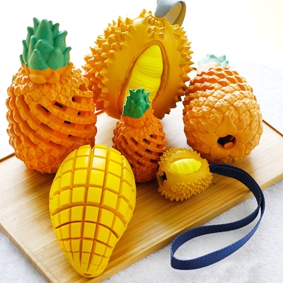 Funny Fruits Shape Dog Toy Pet Teeth Clean Molar Pet Toys