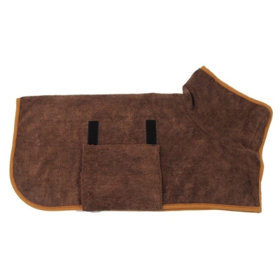 Dog Bathrobe Towel Bath Robe Pet Bathrobe Drying Coat Absorbent Towel