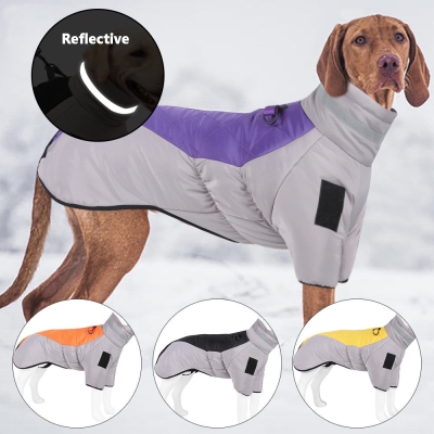 Pet Dog Clothes Thickened With Reflective Warmth Pet Supplies
