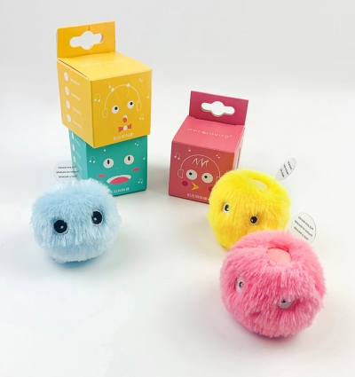 Kitty Light-Emitting Catnip Teasing Ball - Sound Molar, Long-Lasting Cat Toy
