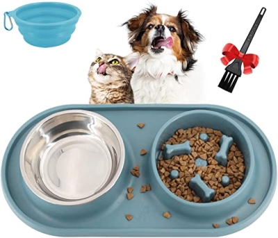 5-in-1 Dog Food Bowl With A Free Portable Dog Bow