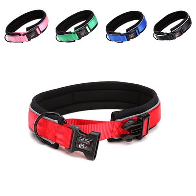 Diving material dog collar dog leash pet accessories