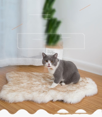 Dog Bed Large Super Soft Fluffy Comfortable Cat Cushion