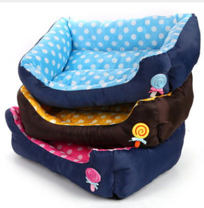 Warm wave pet dog sofa bed cat litter lollipop Teddy dog kennel