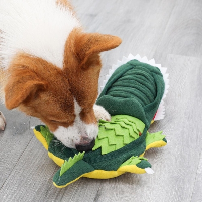 Crocodile Snuffle Interactive Nosework Dog Toy