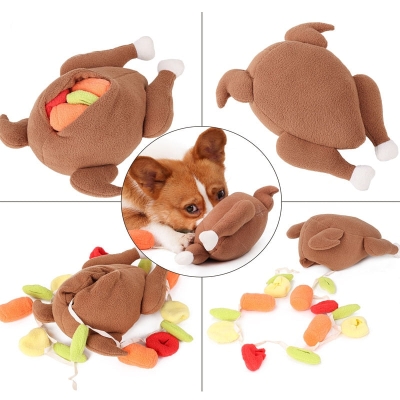 Turkey Interactive Nosework Dog Toy