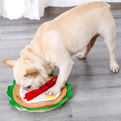 Breakfast Wrap Interactive Nosework Dog Toy