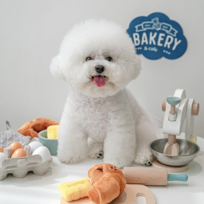Croissant Butter Interactive Nosework Dog Toy