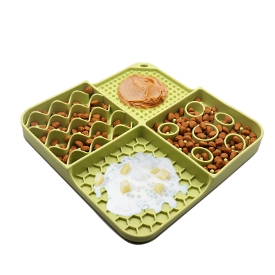 2-In-1 Slow Feeder Silicone Lick Mat