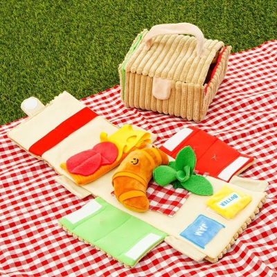 Picnic Basket Interactive Nosework Dog Toy