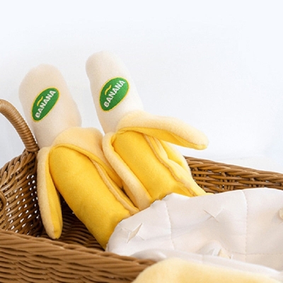 Banana Interactive Nosework Dog Toy