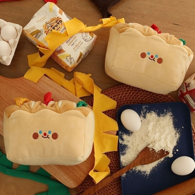 Bread Loaf Nosework Dog Toy