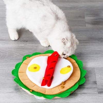Breakfast Wrap Interactive Nosework Dog Toy